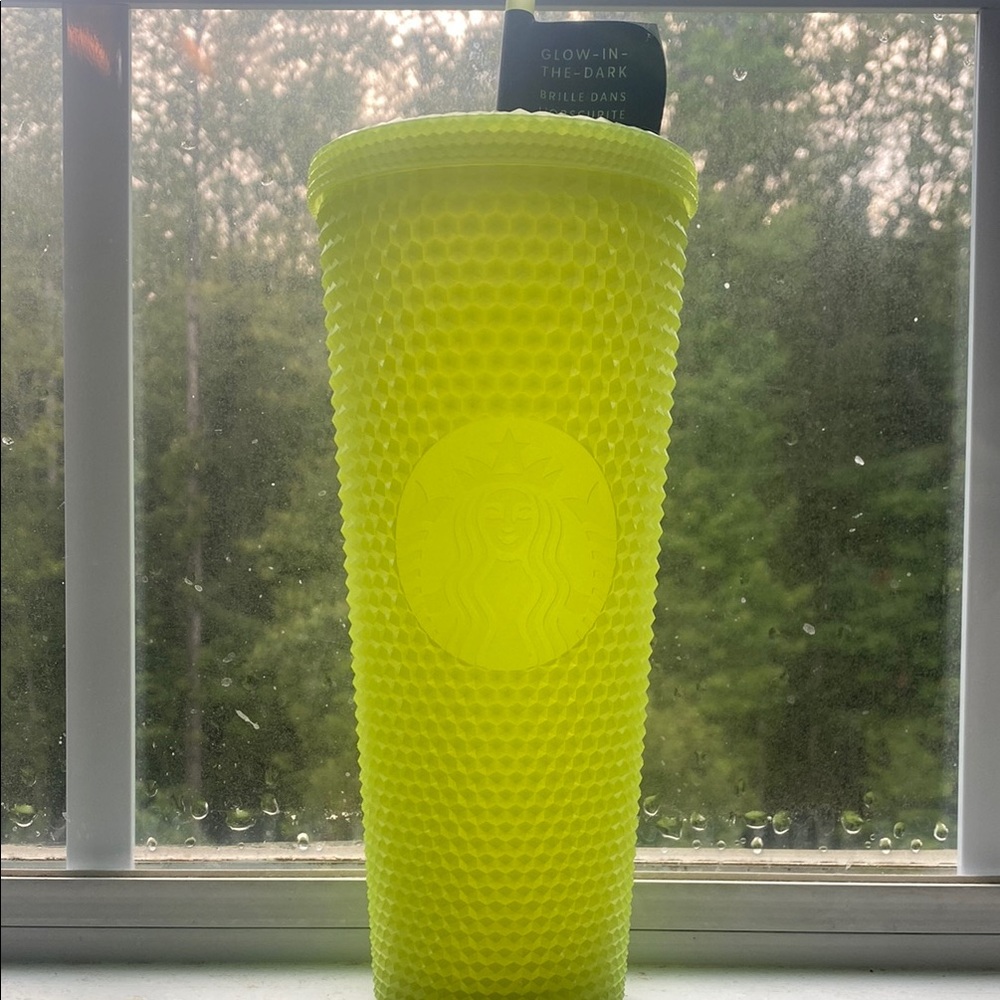 Starbucks Yellow Textured Tumbler Accents